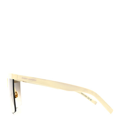 Saint Laurent SL 537 Mask Sunglasses White 3 of 7