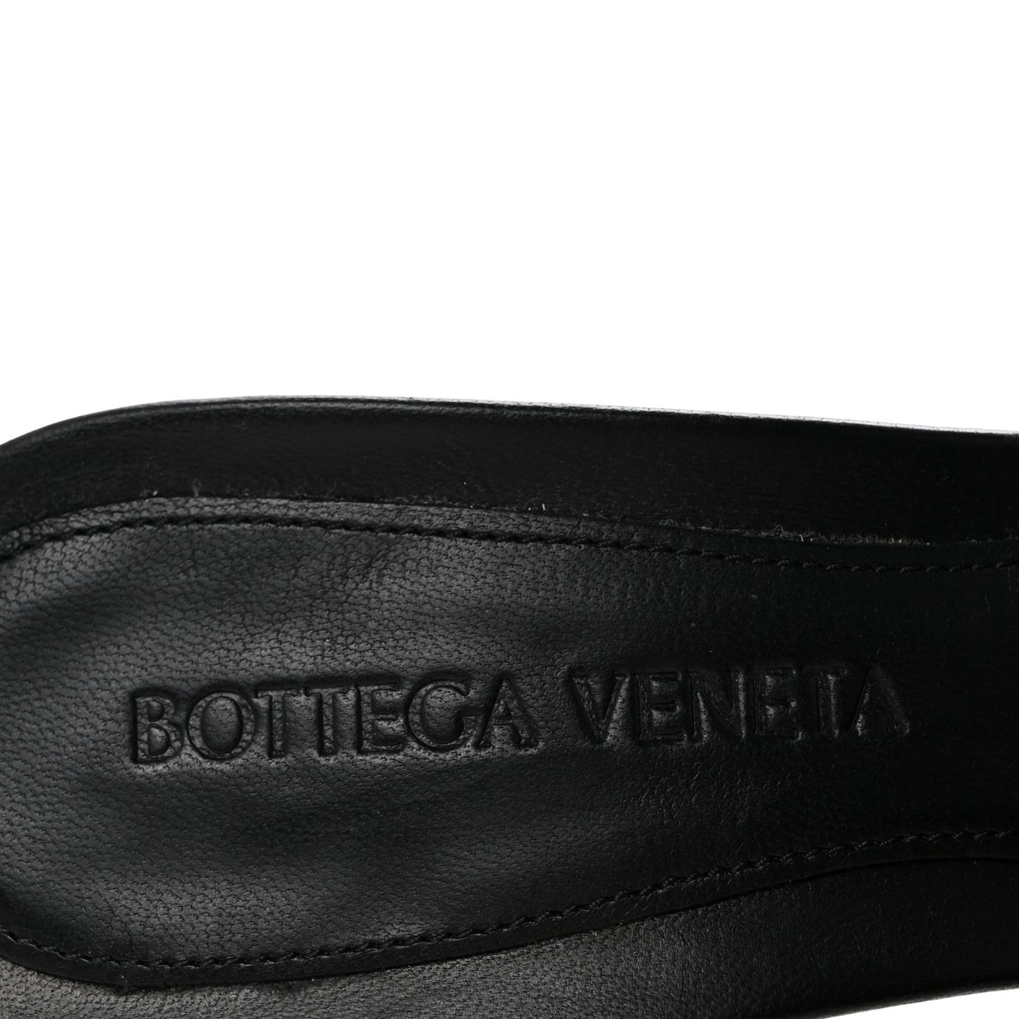 Nappa Matelasse Padded Mule Sandals 35.5 Black