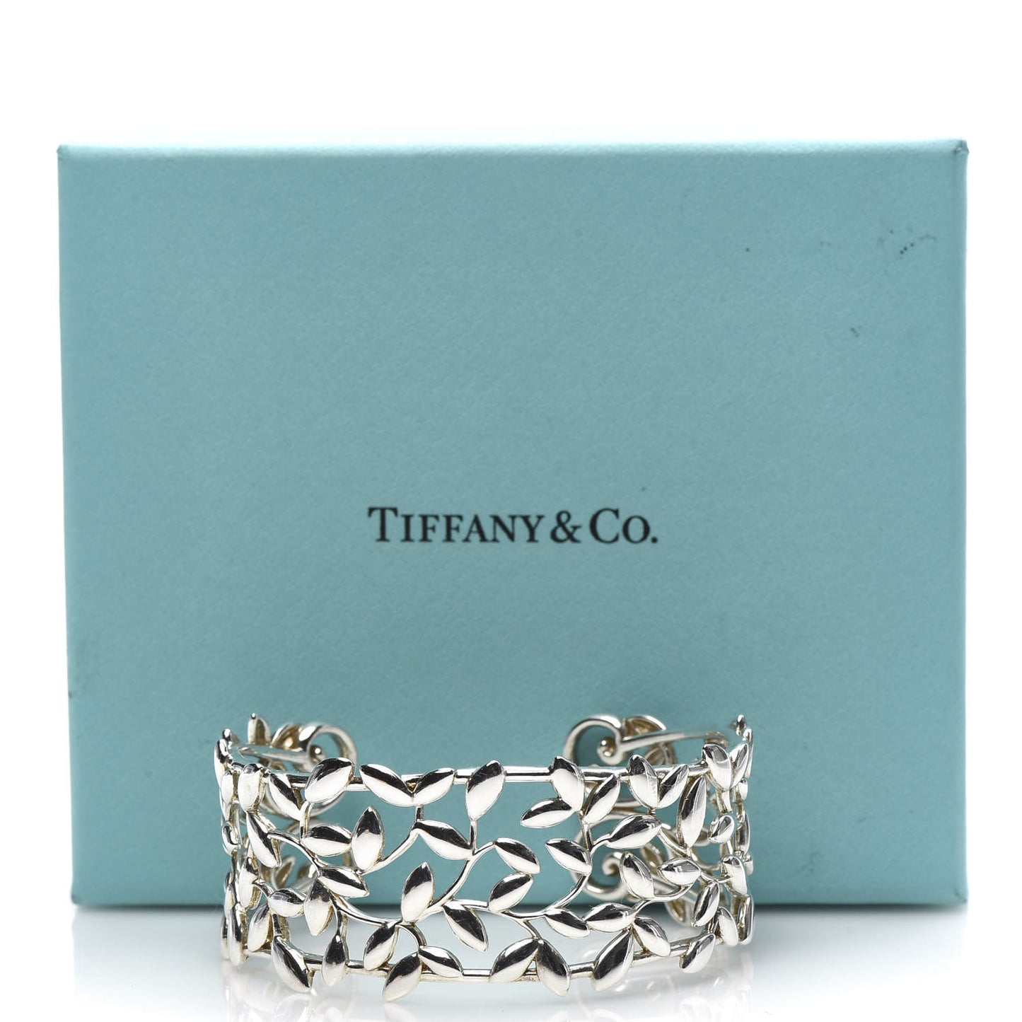 Sterling Silver Paloma Picasso Olive Leaf Cuff Bracelet