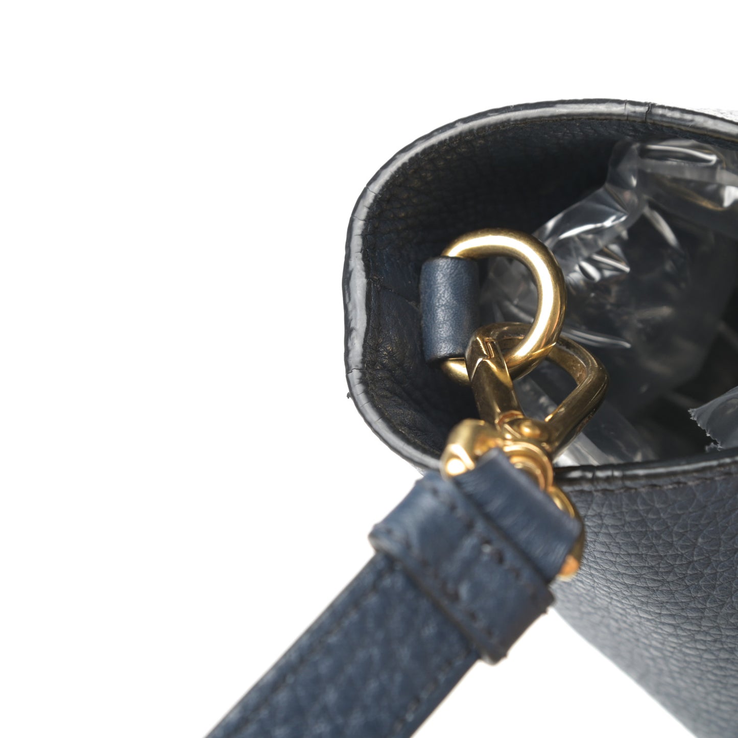 Vitello Daino Shopping Tote Inchiostro