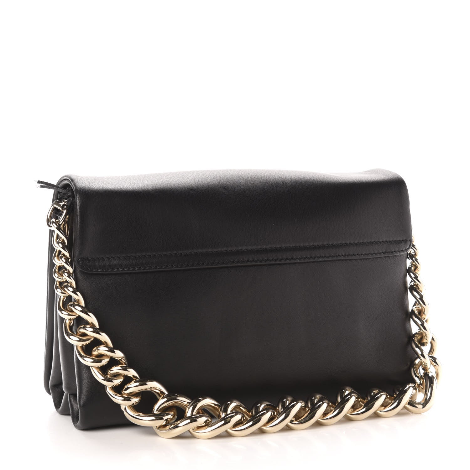 Versace Nappa Palazzo Sultan Shoulder Bag Black 2 of 9