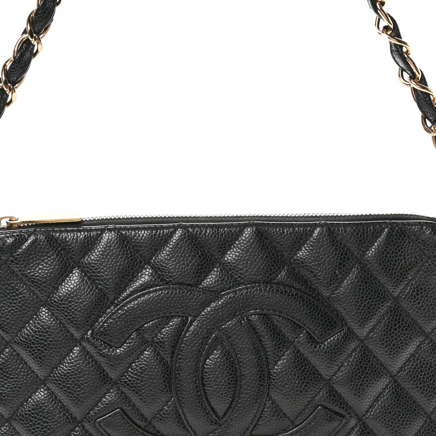 Chanel Caviar Quilted Timeless CC Shoulder Bag Black 7 of 9