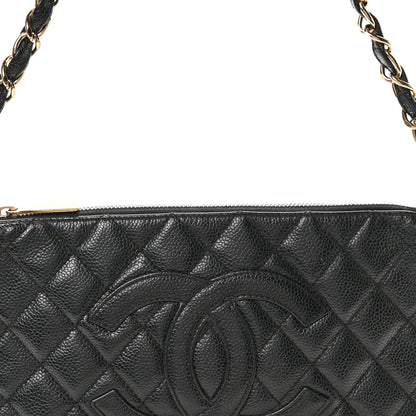 Chanel Caviar Quilted Timeless CC Shoulder Bag Black 7 of 9