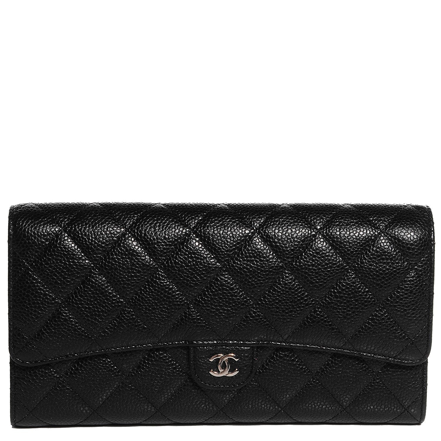 Chanel Caviar Quilted Travel Wallet Black 1 of 8