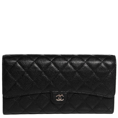 Chanel Caviar Quilted Travel Wallet Black 1 of 8