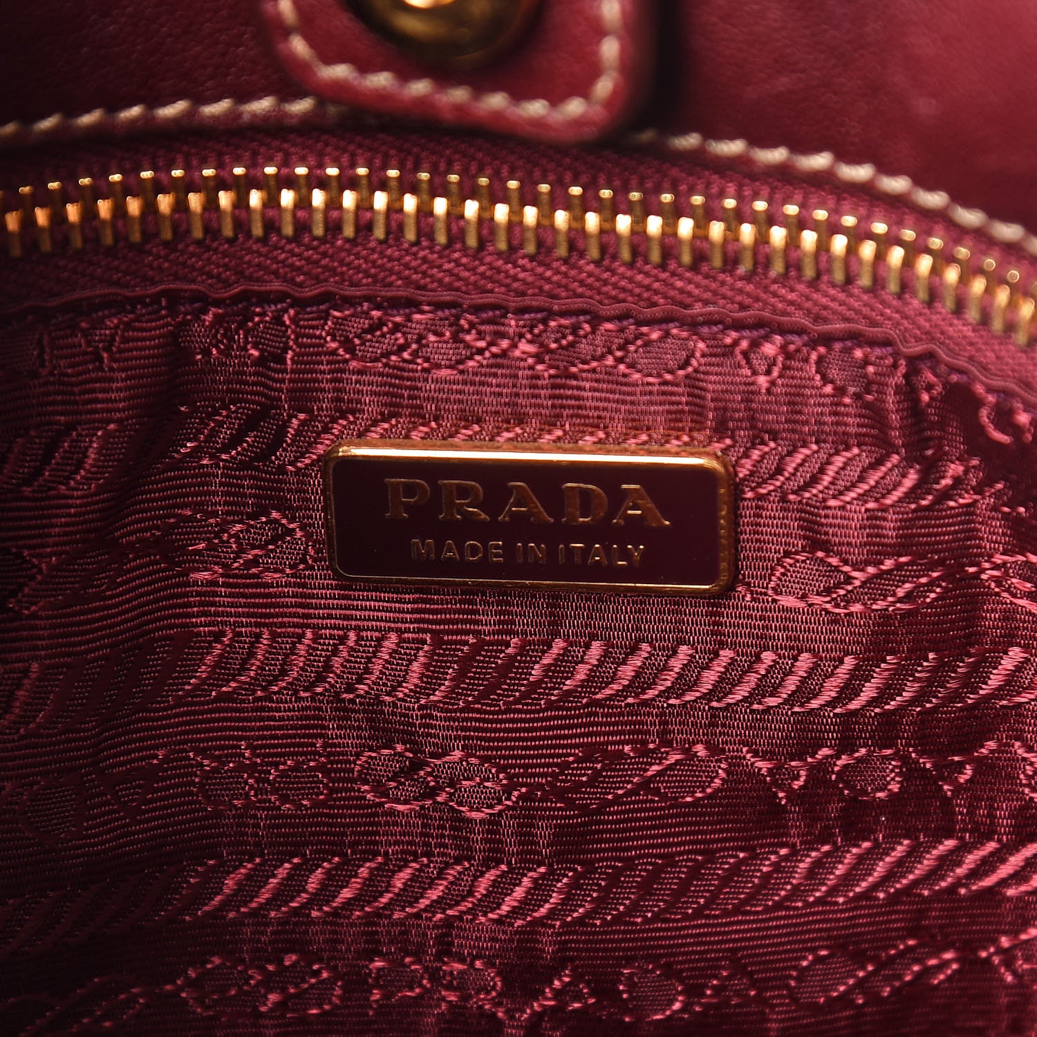 Prada Tessuto Nylon Gaufre Tote Barolo 6 of 11