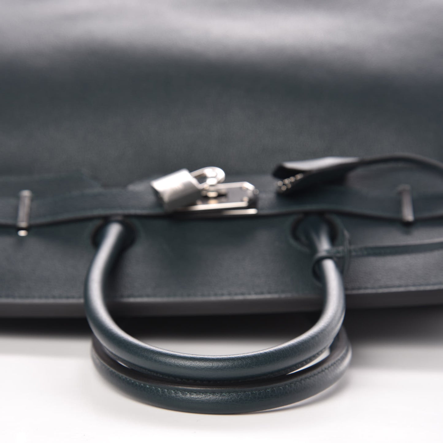 Taurillon Novillo Birkin 35 Vert Cypress