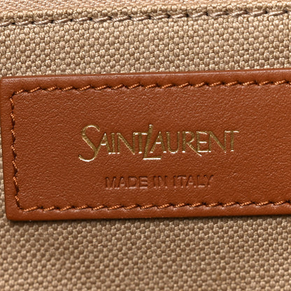 Saint Laurent Canvas Calfskin Y Tote Desert Dust Brick 6 of 10