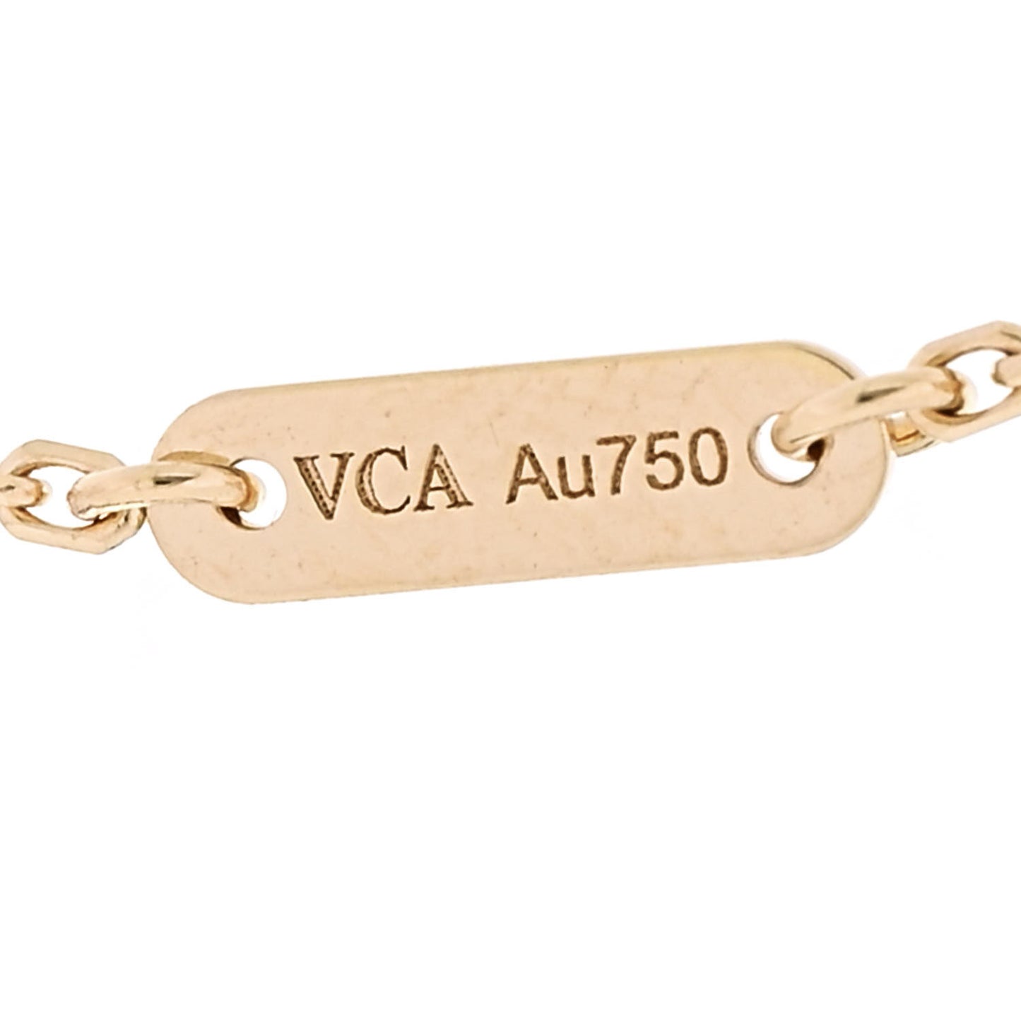 18K Yellow Gold Mother of Pearl Sweet Alhambra Butterfly Bracelet