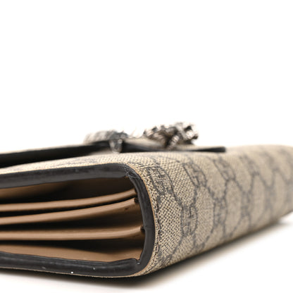 Gucci GG Supreme Monogram Mini Dionysus Chain Wallet Beige Taupe 9 of 10