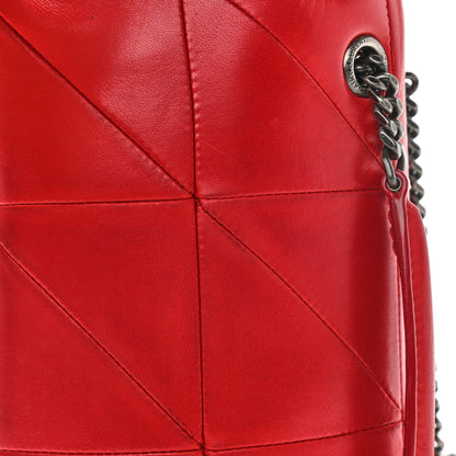 Saint Laurent Lambskin Patchwork Monogram Small Jamie Red 10 of 11