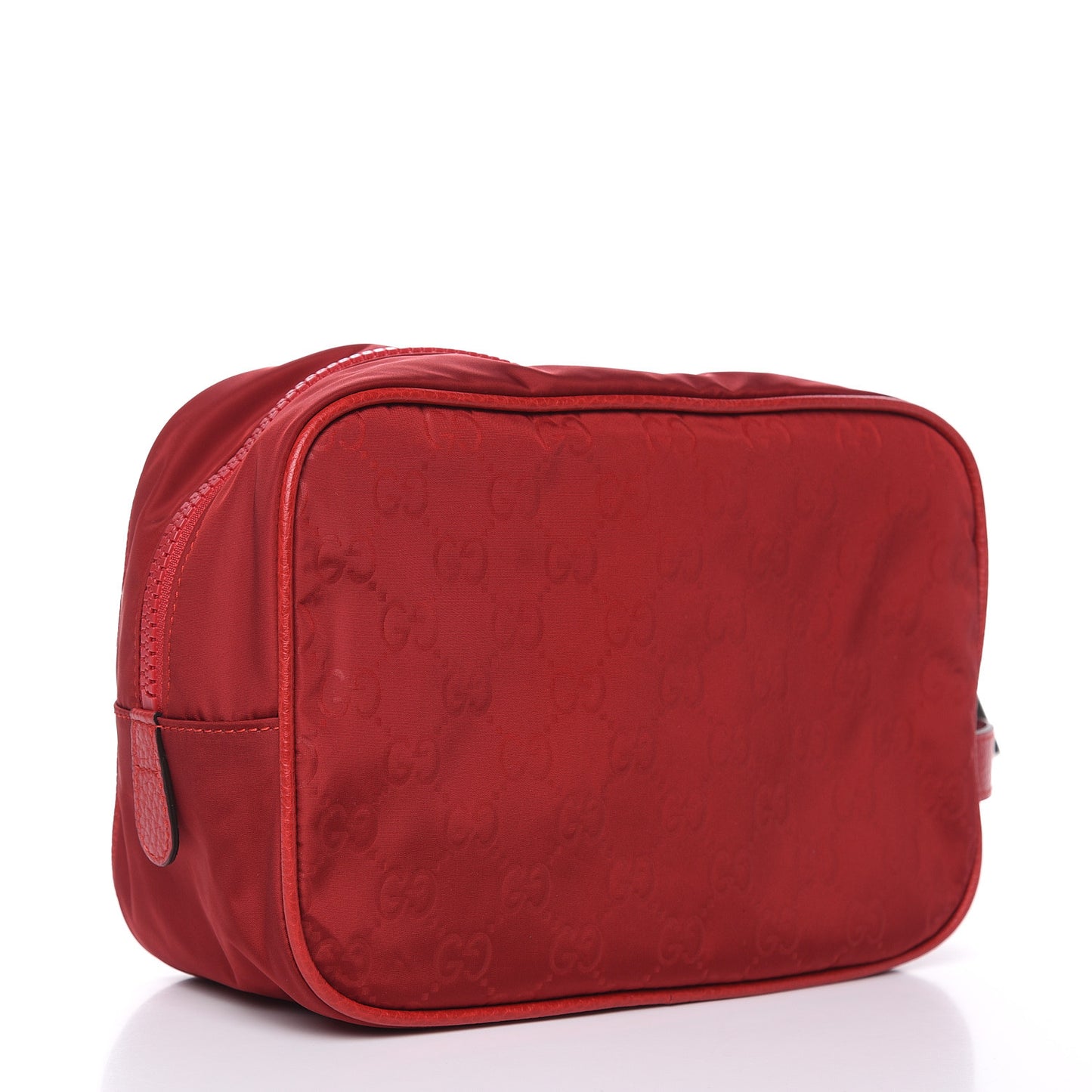Nylon Monogram Dolmias Pouch Vibrant Red