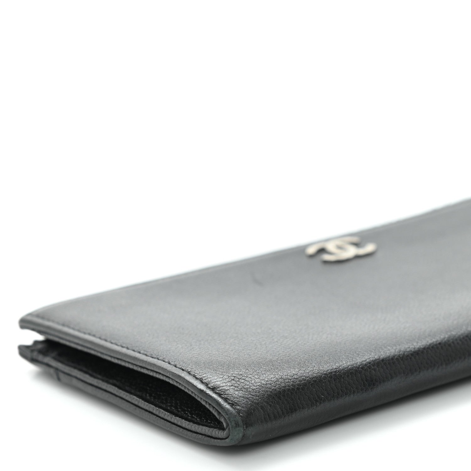 Chanel Caviar Sevruga CC Zip Wallet Black 11 of 12