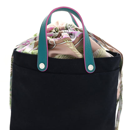 Hermes Canvas Taurillon Silk Petit H Tote Multicolor 8 of 10