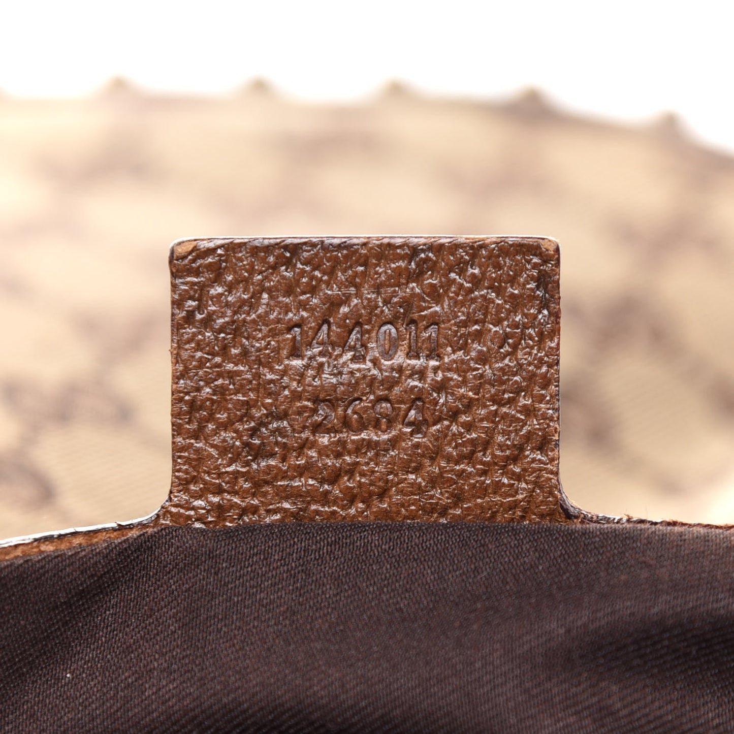Monogram Pelham Studded Shoulder Bag Brown
