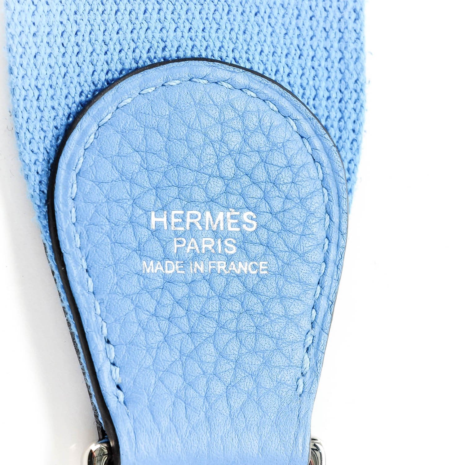 Hermes Taurillon Clemence Evelyne III PM Bleu Paradis 9 of 11