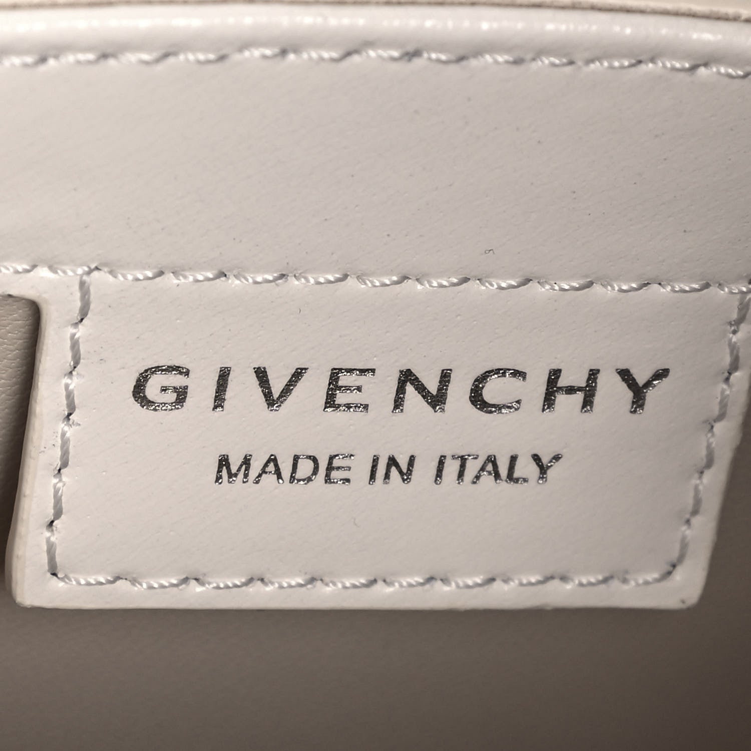 Givenchy Box Calfskin Small Cut Out Shoulder Bag Ivory 10 of 13
