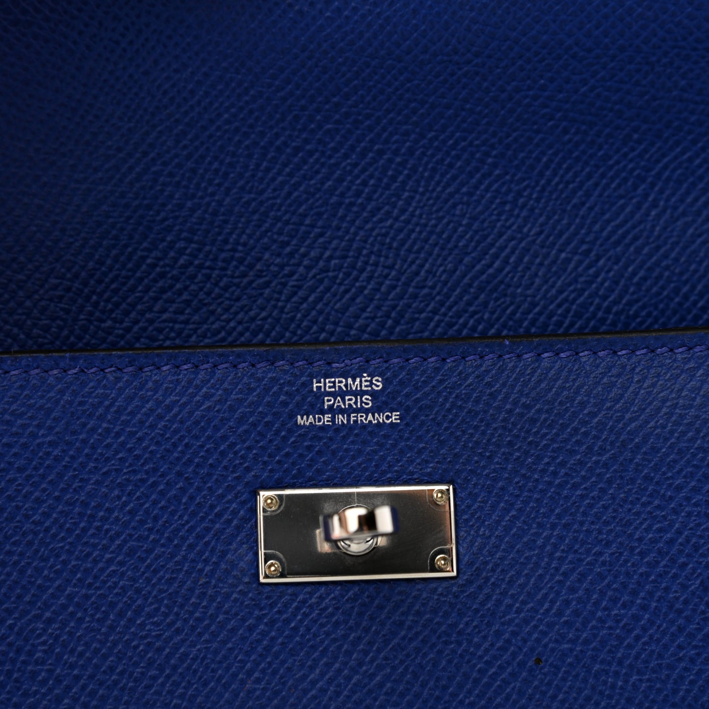 Epsom Kelly Longue Wallet Bleu Saphir