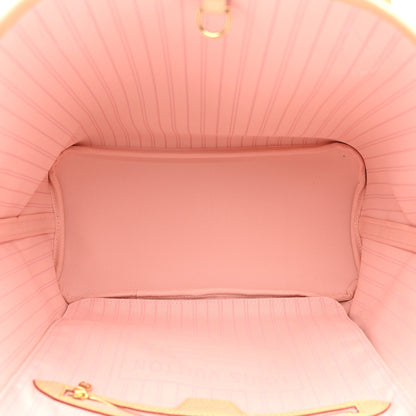 Louis Vuitton Damier Azur Neo Neverfull MM Rose Ballerine 6 of 10
