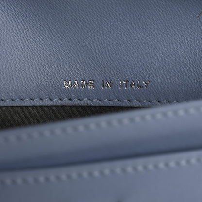 Chanel Patent Calfskin Lucky Symbols Yen Wallet Light Blue 7 of 13