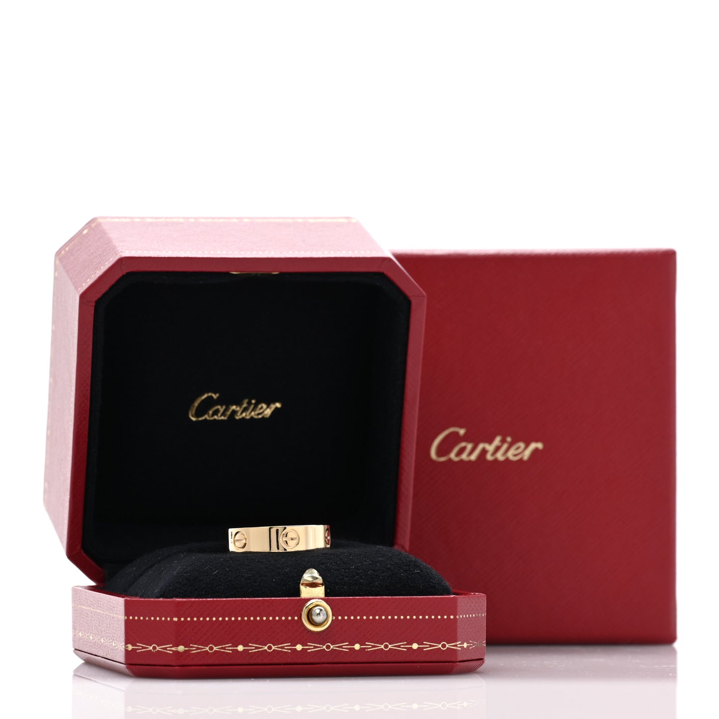 18K Yellow Gold 5.5mm LOVE Ring 60 9.25