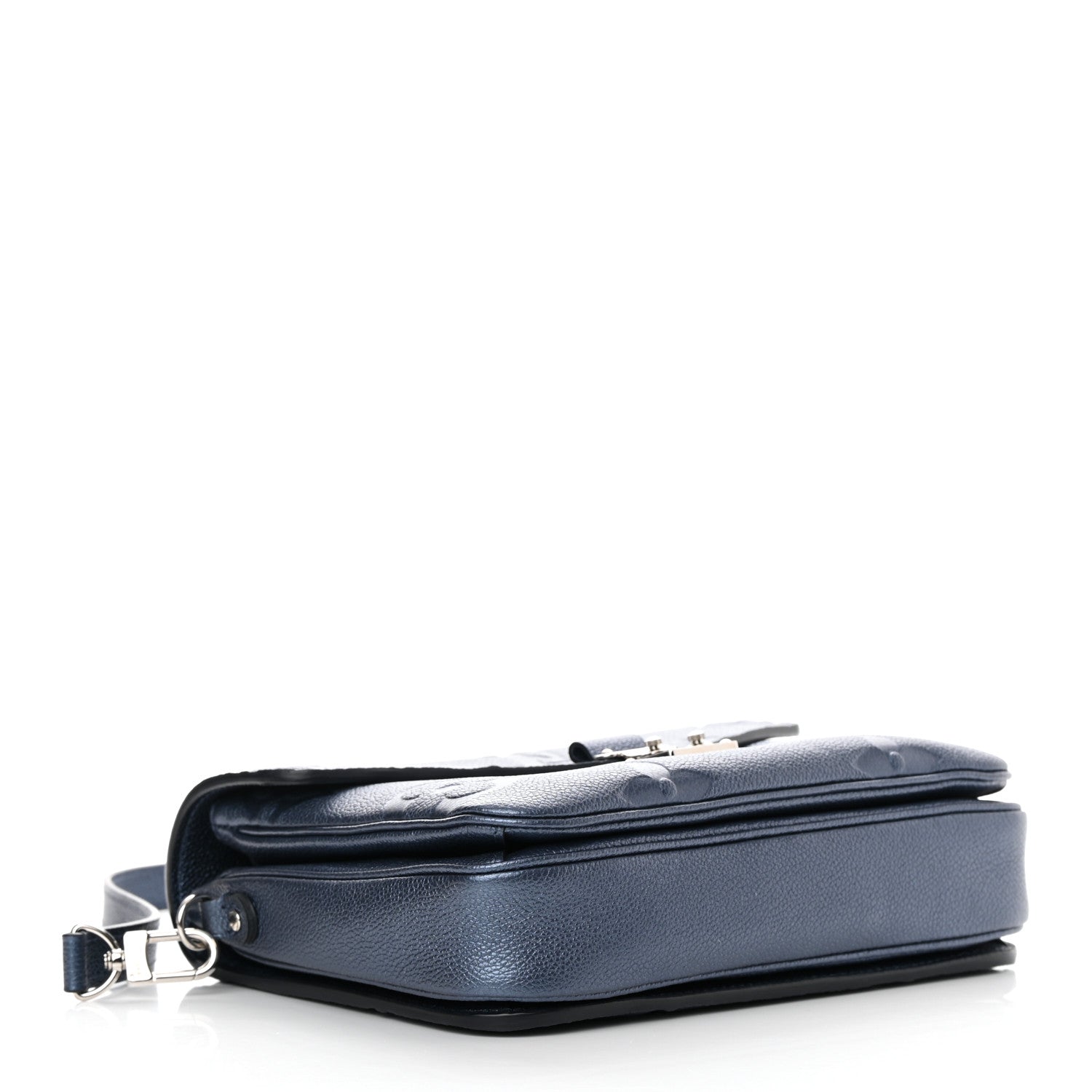 Louis Vuitton Metallic Empreinte Monogram Giant Pochette Metis Navy Nacre 4 of 9