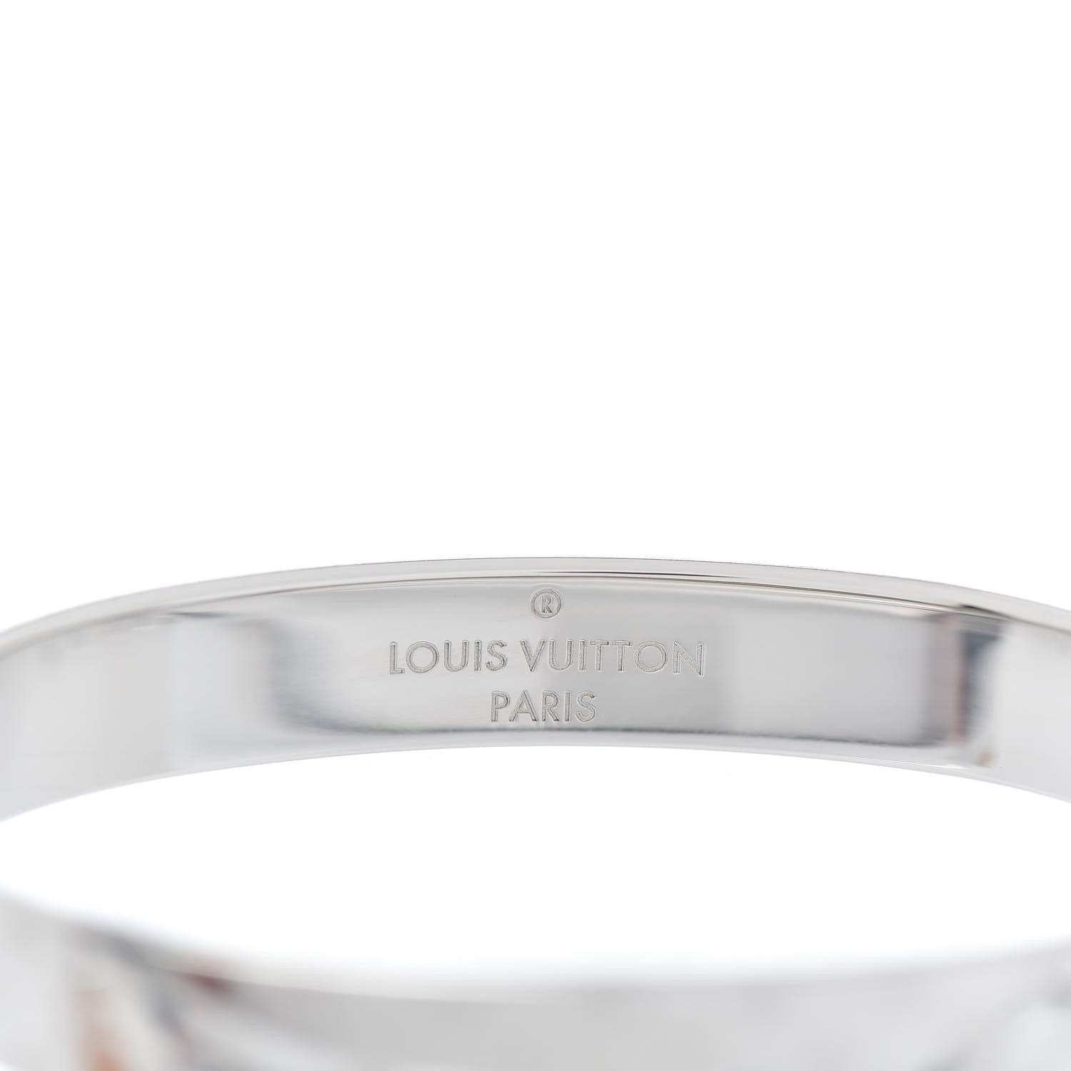 Louis Vuitton Palladium Monogram Nanogram Cuff M 4 of 4