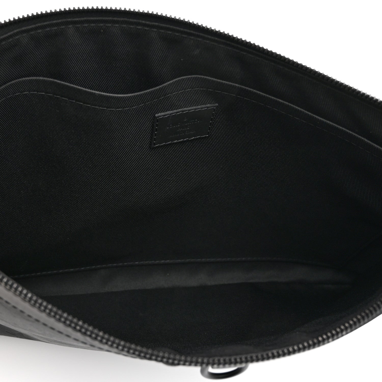 Louis Vuitton Calfskin Monogram Shadow Discovery Pochette Black 5 of 10