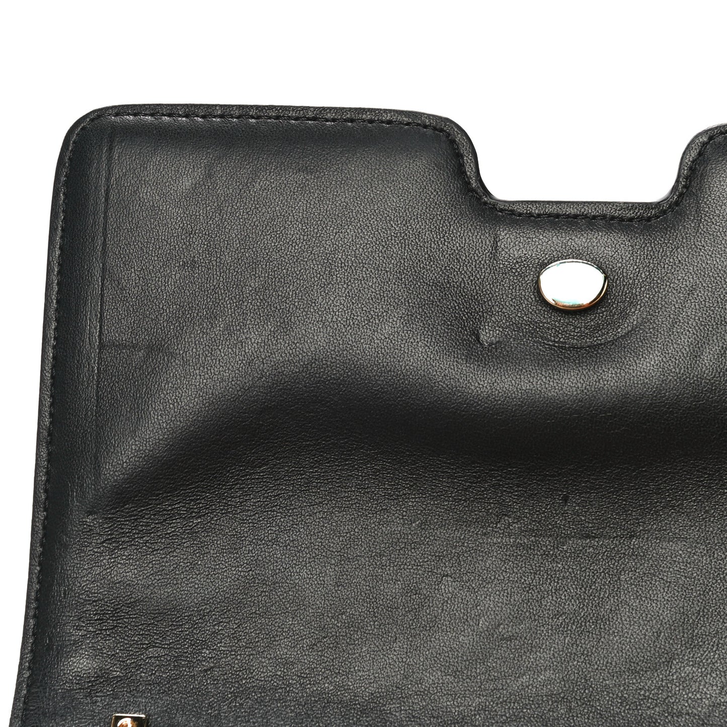 Calfskin Monogram Embossed Small TB Chain Bag Black