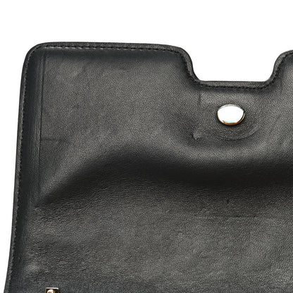 Burberry Calfskin Monogram Embossed Small TB Chain Bag Black 10 of 13
