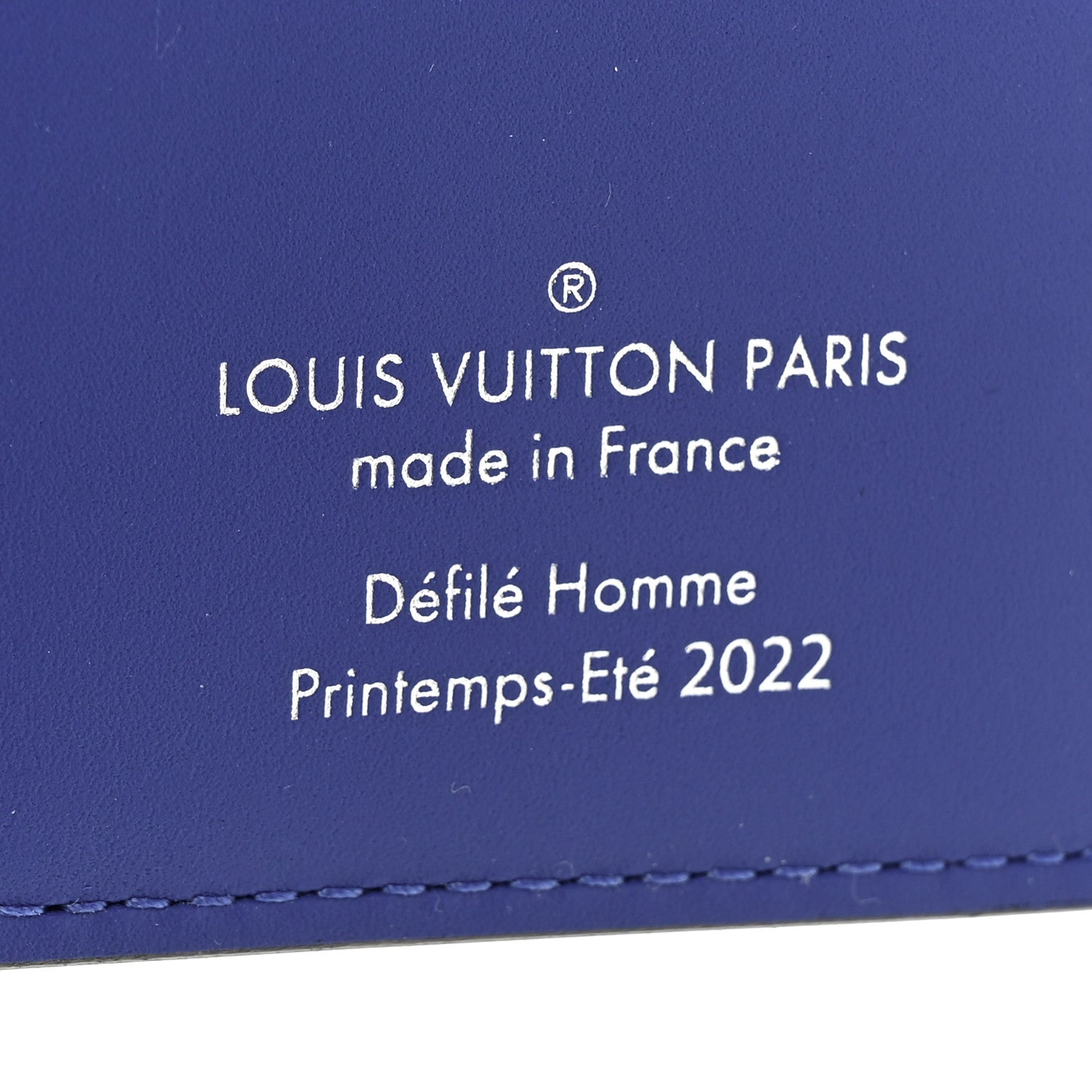 Louis Vuitton Taurillon Illusion Pocket Organizer Bleu Rose 6 of 9