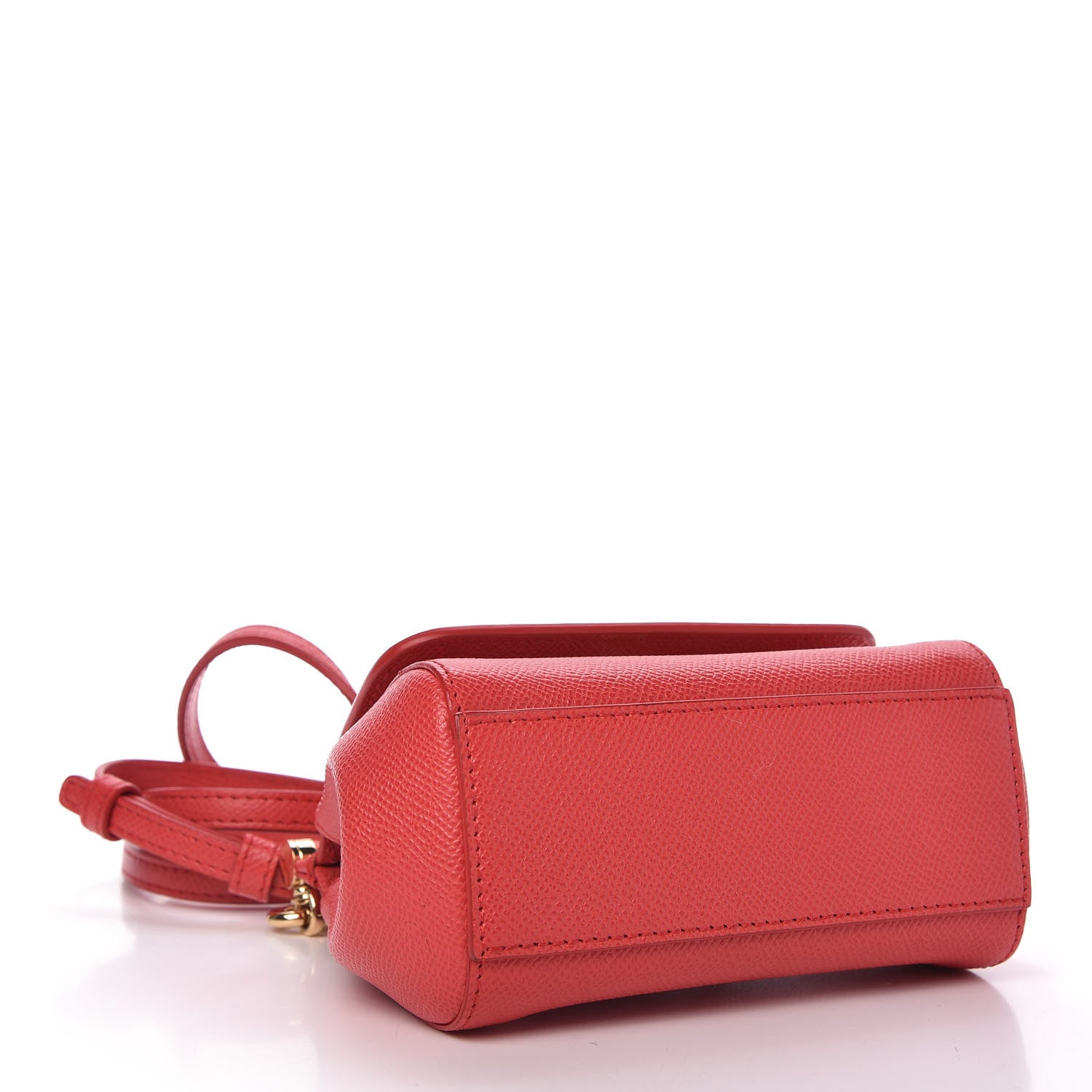 Dolce & Gabbana Dauphine Micro Miss Sicily Satchel Rosso Corallo 4 of 9