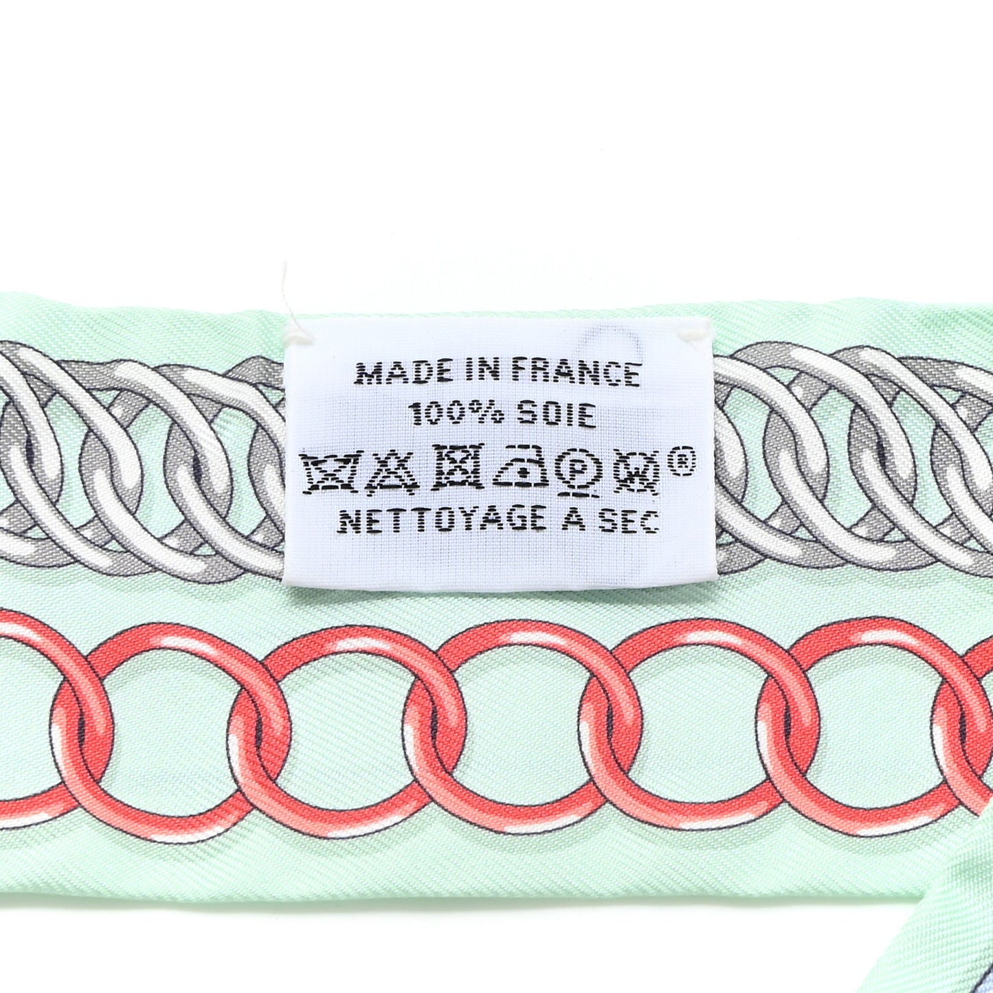 Silk Maillons Twilly Vert D'eau Ciel Rouge