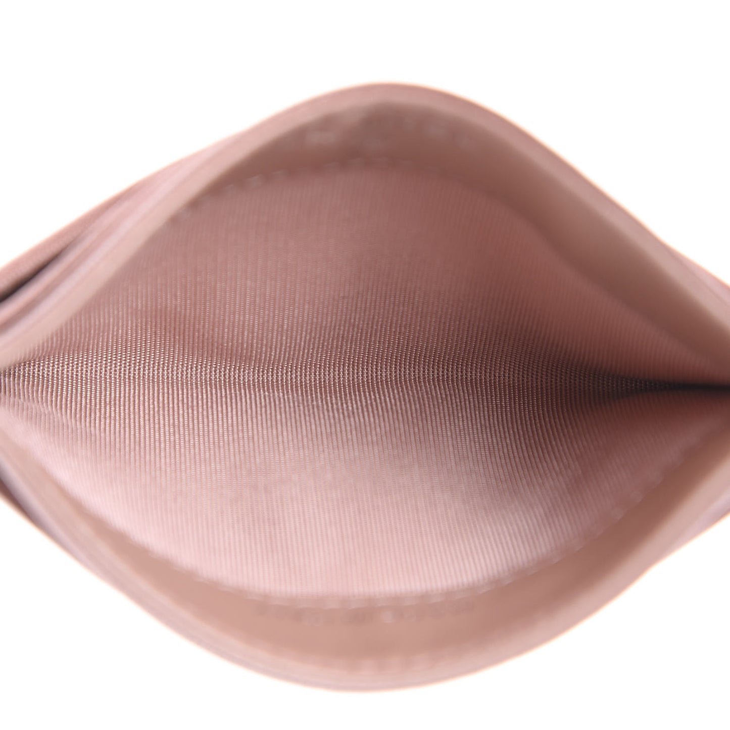 Goatskin Camellia Embossed Card Holder Light Pink