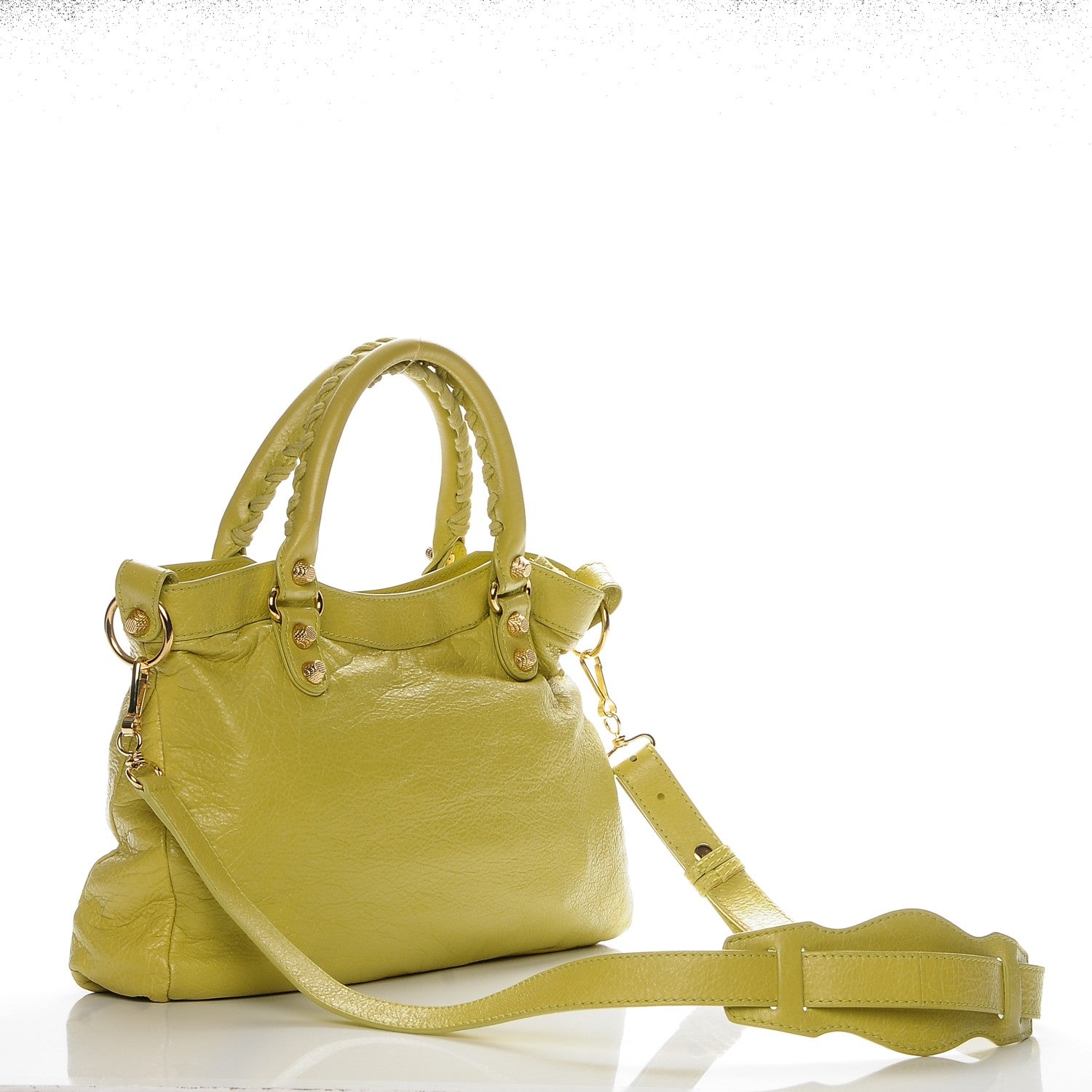 Balenciaga Agneau Giant 12 Gold Hardware Town Jaune Poussin 3 of 6