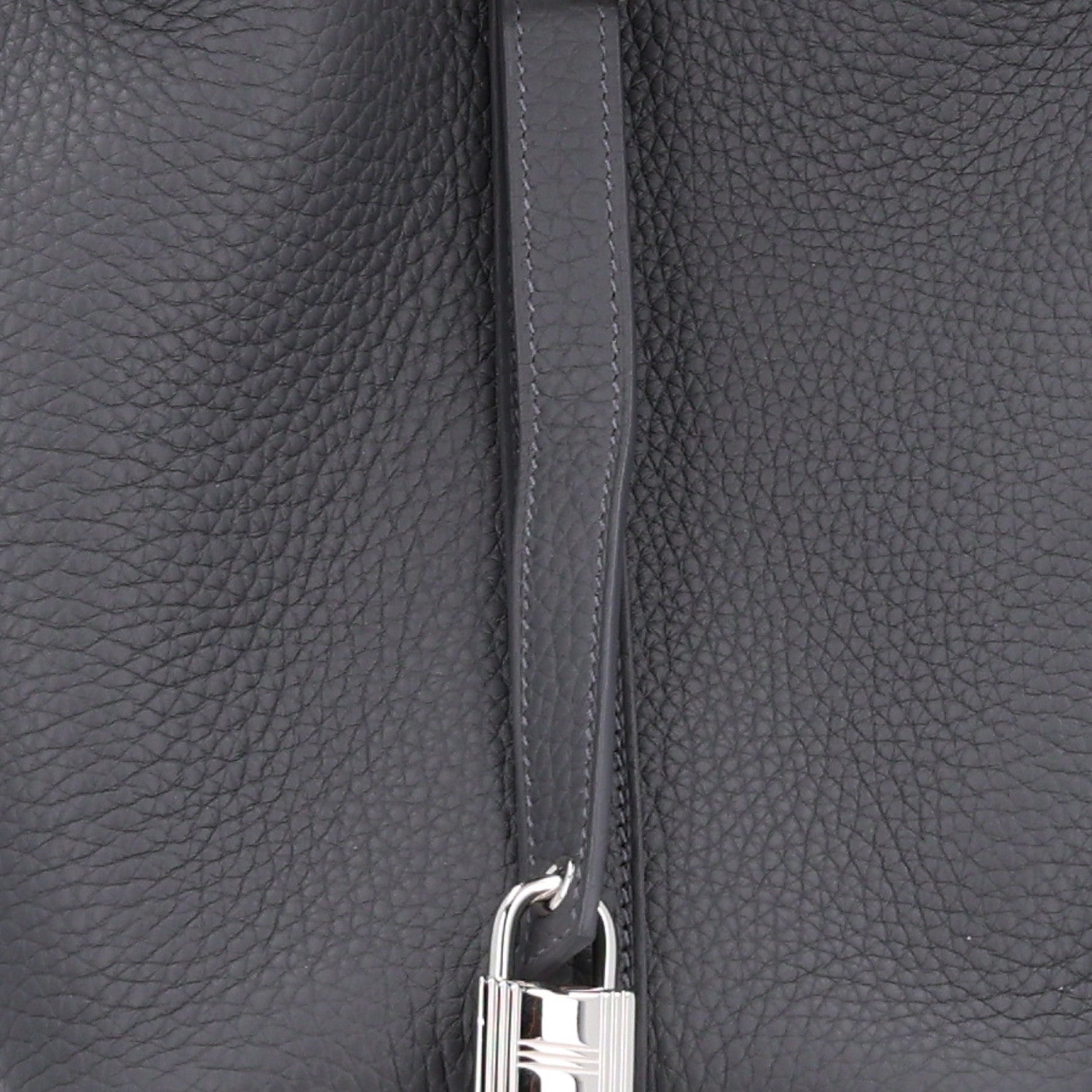 Hermes Taurillon Clemence Picotin Lock 18 PM Gris Meyer 8 of 10