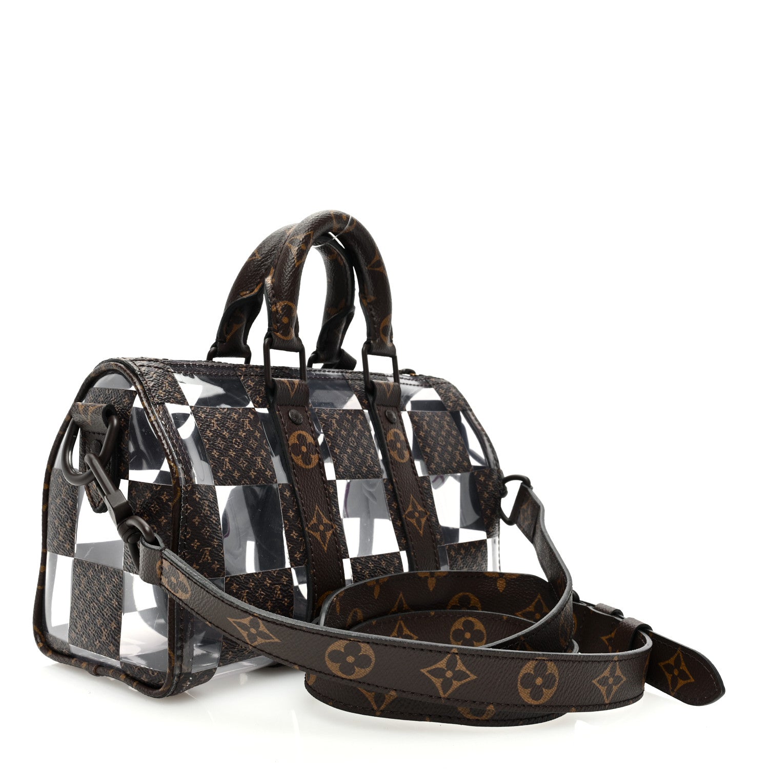 Louis Vuitton PVC Monogram Chess Keepall Bandouliere 25 3 of 11