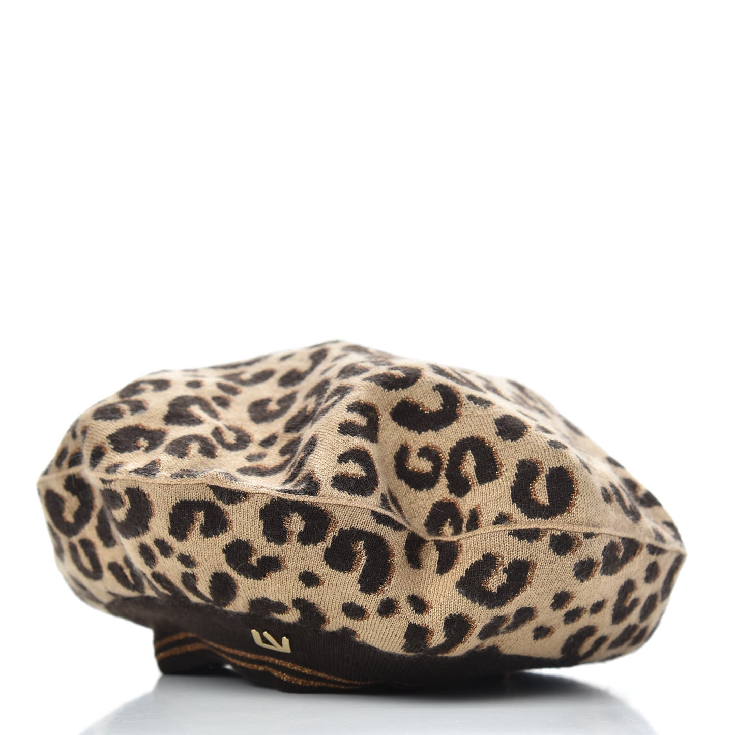 Cashmere Silk Leopard Beret