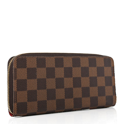 Louis Vuitton Damier Ebene Clemence Wallet Cherry 2 of 4