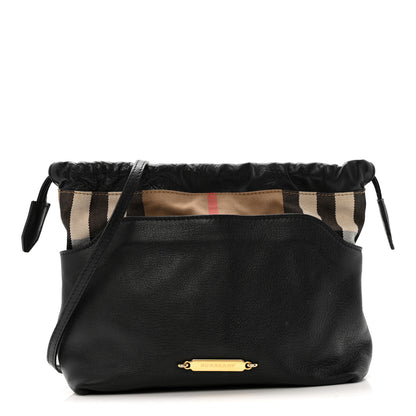 Burberry Calfskin House Check Little Crush Black 1 of 13