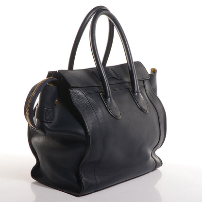 Celine Smooth Calfskin Mini Envelope Luggage Black 3 of 8