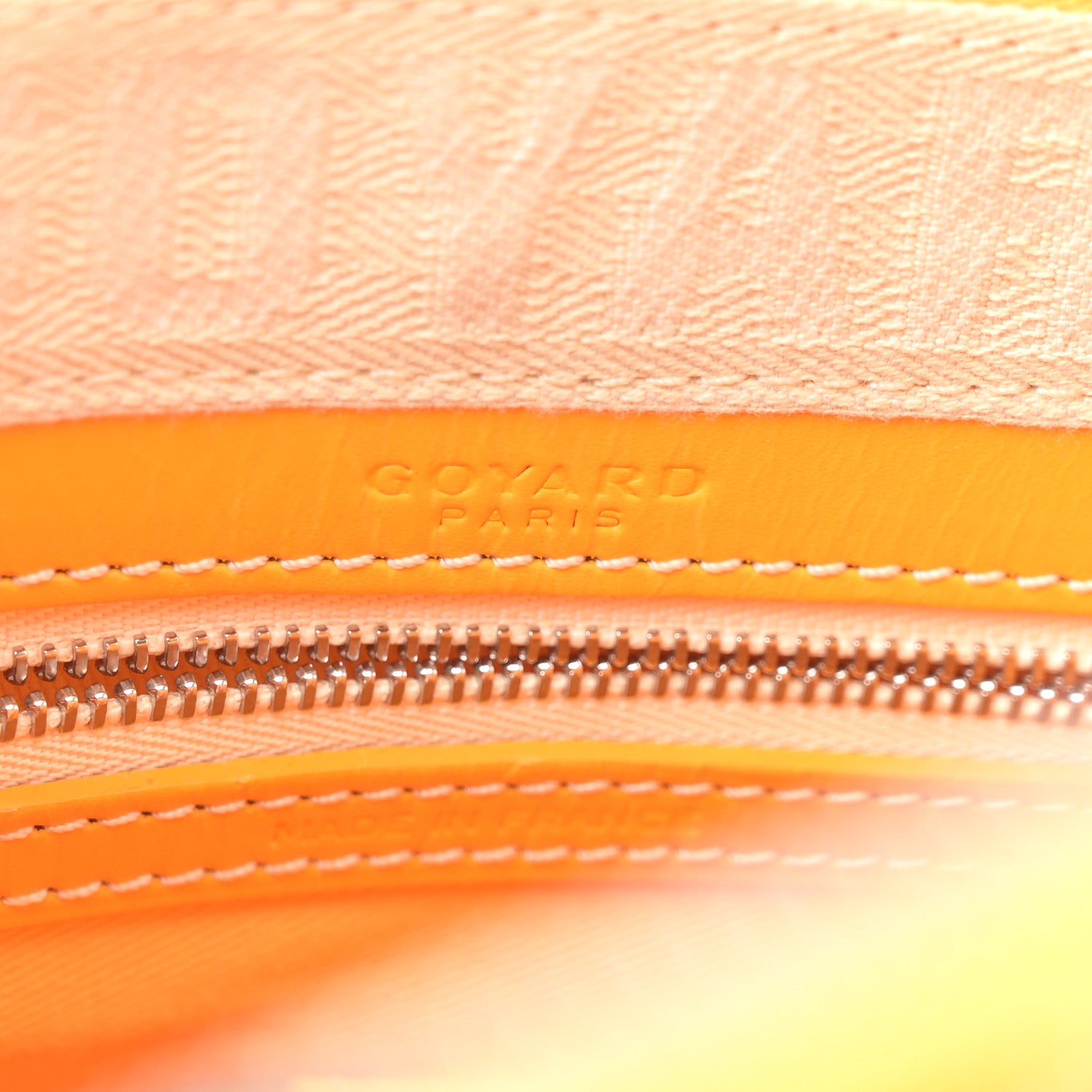 Goyard Goyardine Sac Vendome PM Yellow 6 of 11