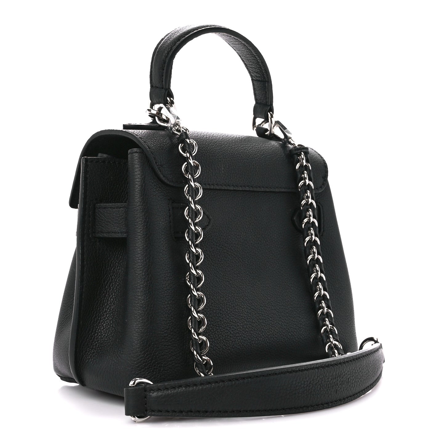 Calfskin Lockme Ever Mini Black