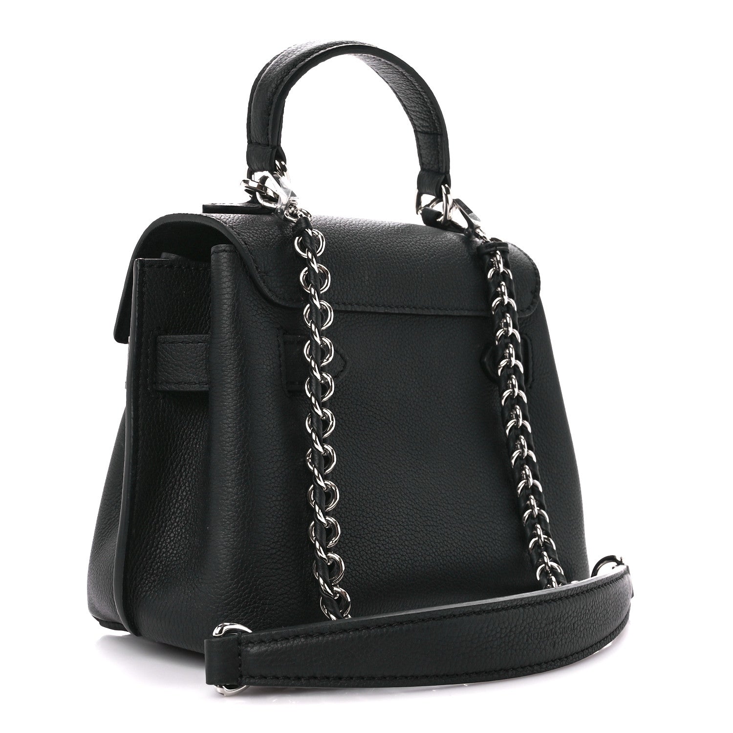 Louis Vuitton Calfskin Lockme Ever Mini Black 2 of 11