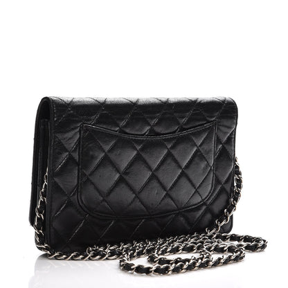Chanel Lambskin Quilted Reissue Wallet On Chain WOC Black 3 of 13