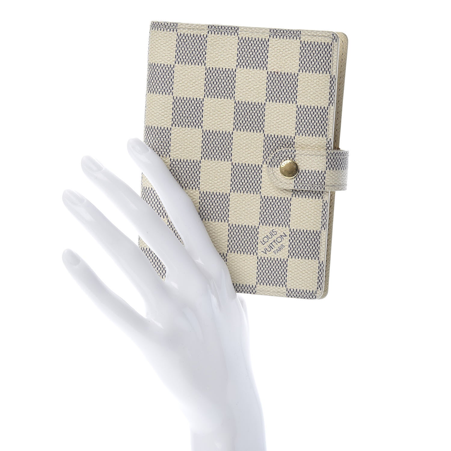 Louis Vuitton Damier Azur Small Ring Agenda Cover 2 of 13