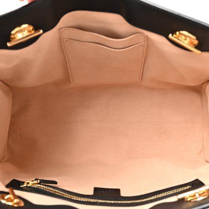 Gucci Guccissima Medium Padlock Tote Black 4 of 13