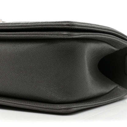 Chanel Caviar Quilted Medium Boy Flap Grey 8 of 8