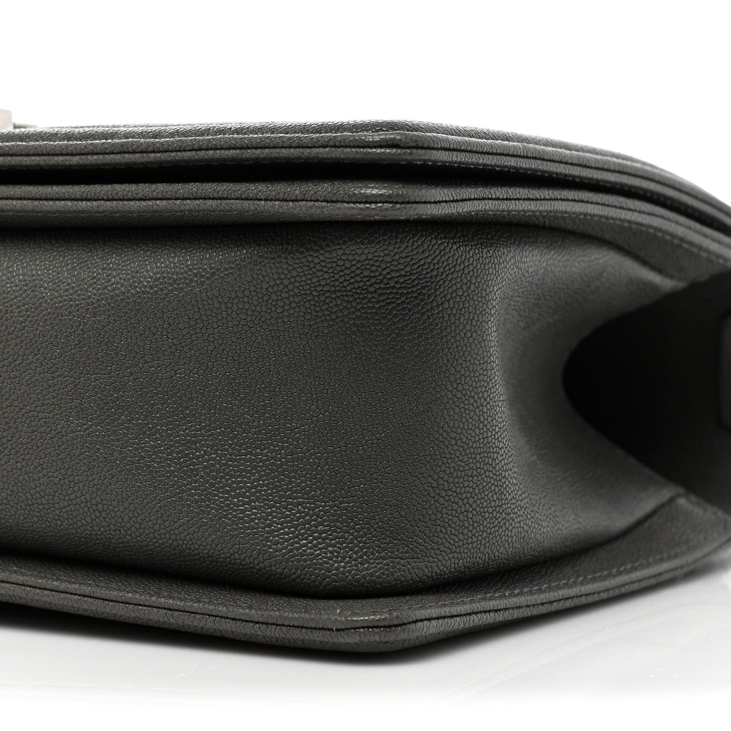 Chanel Caviar Quilted Medium Boy Flap Grey 8 of 8