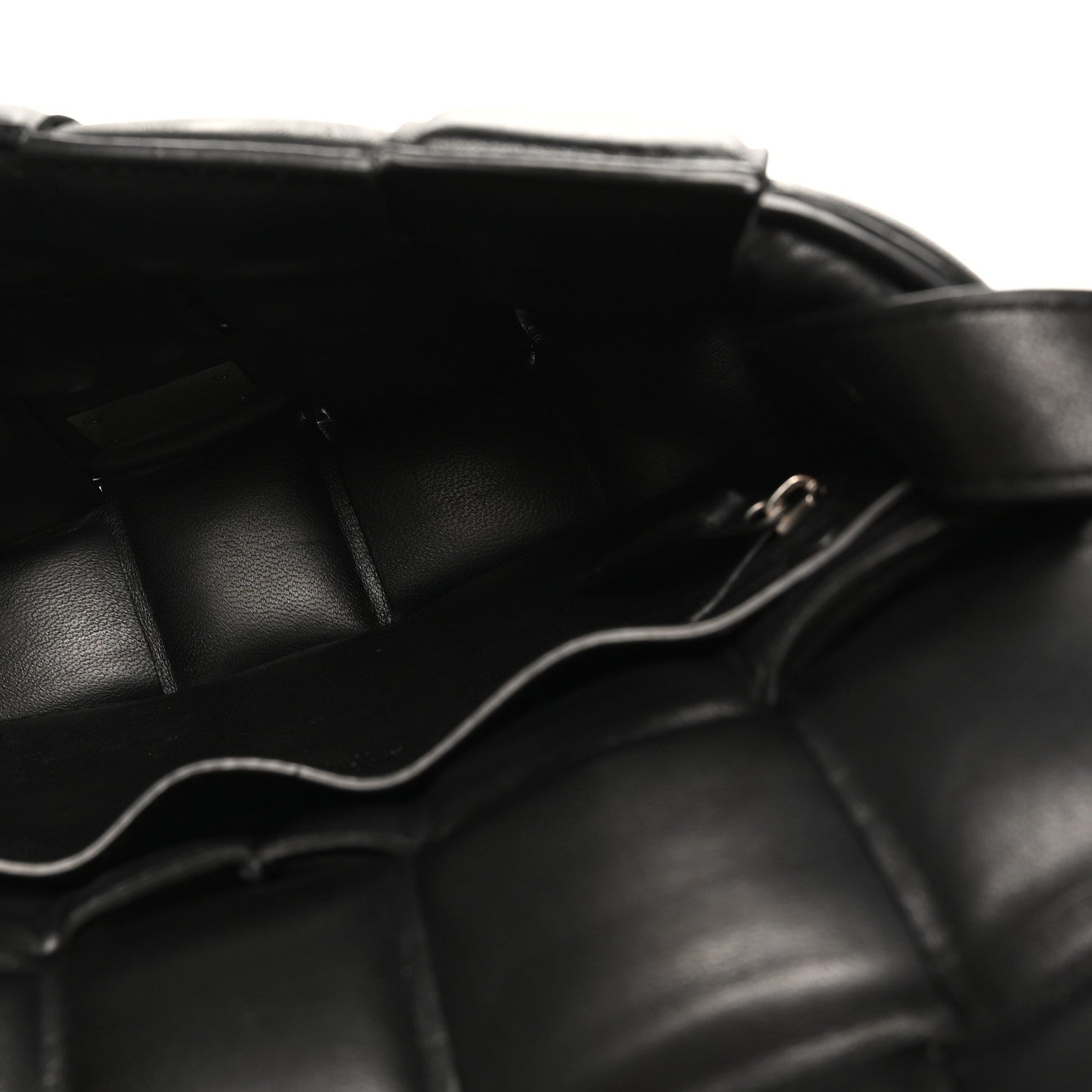 Bottega Veneta Paper Calfskin Maxi Intreccio Padded Cassette Crossbody Bag Black 5 of 10